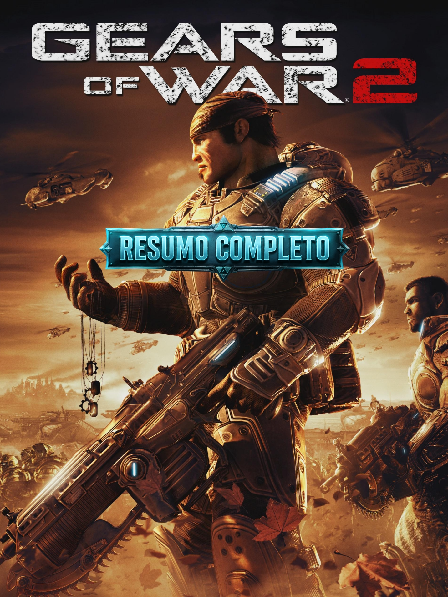 Resumindo Gears of War 2! | Resumo completo e rápido da história do jogo em Português PT-BR - Gameplay Em 60s Gears of War 2 é um jogo de tiro em terceira pessoa lançado em 7 de novembro de 2008 exclusivamente para Xbox 360.  Criado por Cliff Bleszinski e desenvolvido pela Epic Games, a trama segue Marcus Fenix e Dominic Santiago na tentativa de salvar a humanidade da extinção em um planeta em ruínas. Sinopse: Situado 15 meses após a destruição da base Locust pela Bomba de Massa Leve (Lightmass), a esperança da humanidade baseia-se na cidade de Jacinto, o último refúgio seguro.  Contudo, os Locust sobrevivem e começam a afundar cidades inteiras, gerando uma névoa letal.  Para evitar a destruição total, Marcus Fenix e o Esquadrão Delta partem para uma operação desesperada nas entranhas do próprio planeta, enfrentando hordas de inimigos para contra-atacar diretamente na fonte da ameaça. Publicado por Microsoft Game Studios. Disponibilidade Atual: O jogo pode ser jogado nos consoles modernos da linha Xbox (One, Series X|S) e via nuvem Xbox Cloud Gaming. #gearsofwar #marcusfenix #gearsofwar2 #gears #gaming