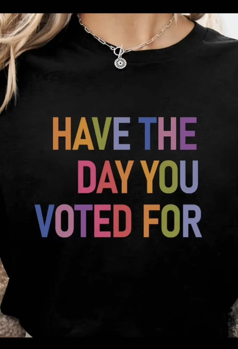 Absolutely love this shirt! Thanks @Nuvhaus TEE Click the link at the bottom of the video to get your own shirt today! ##havethedayyouvotedfor##tshirt ##shirt ##clothes ##voteblue 