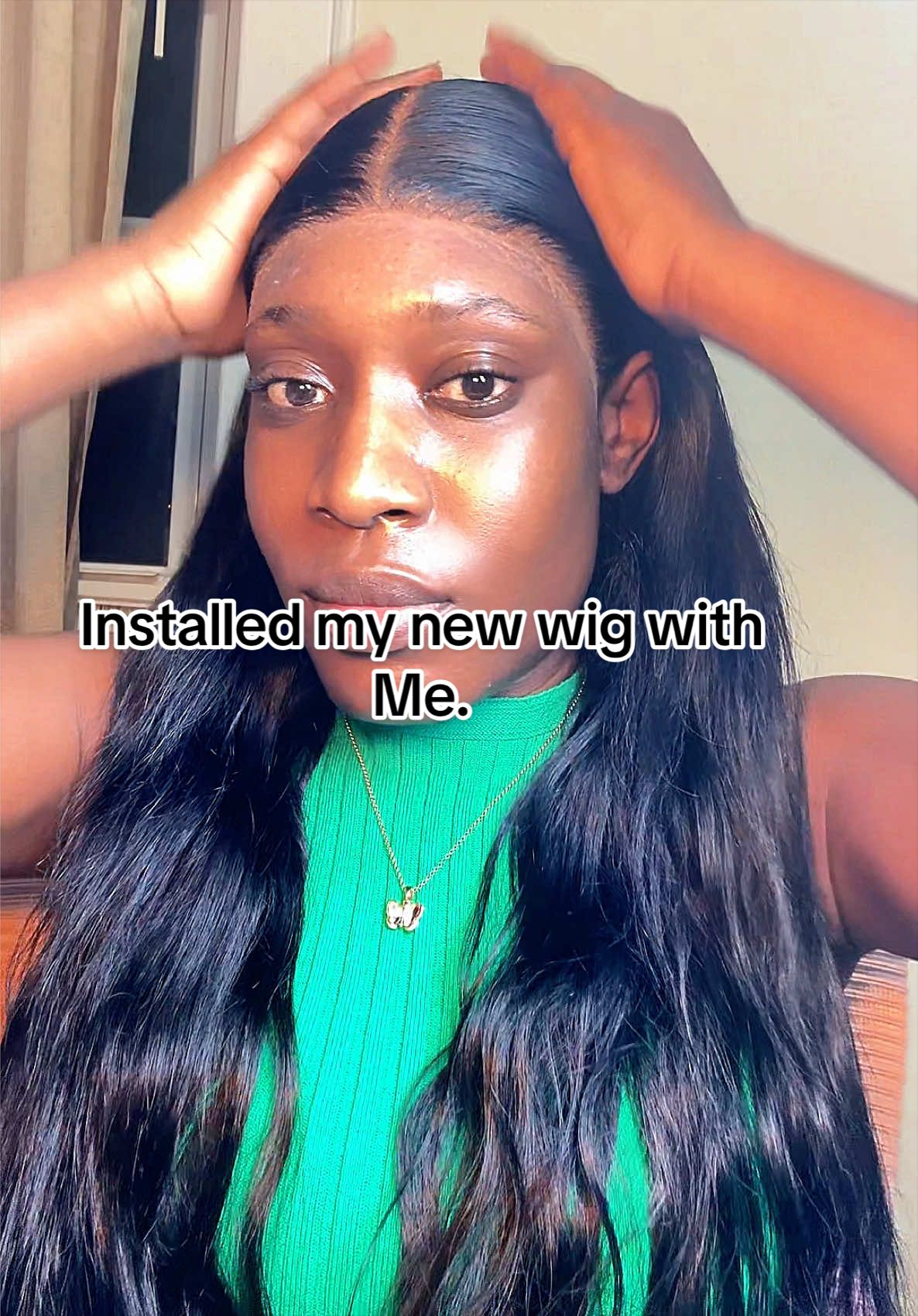 #CapCut #wigtutorial #hairtutorial #wiginfluencer “Installed my new wig with me 💇🏾‍♀️✨ How did I do? Rate the final look 1–10 🤎👇🏾”