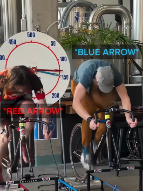 Nobody thought a professional cyclist would get beaten #cyclist #competition #quick #shocking