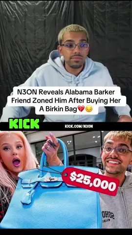 NEON says Alabama Barker “friend zoned” him multiple times until he was seen with another girl #n3on #alabamabarker #friendzone #breakup #fyp
