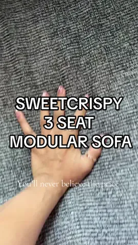 There’s no way this is intentional! #affordablecouch #modularsofa #sweetcrispyfurniture #tiktokshopcreatorpicks #dealsforyoudays 