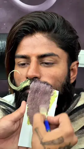 Mustache fix #barber #viral #mustache #hairstyle #reels 