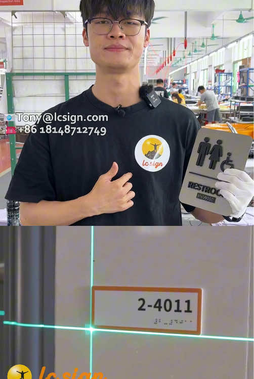 @_elan_ We’re a sign company.And we believe information should be accessible to everyone. #lcsign #signfactory #fyp #foryou #braillesigns 