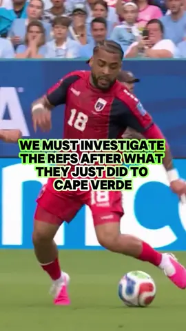 we must investigate the refs after what they just did to Cape Verde 