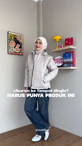 Jaket yang harus banget kalian bawa kalo liburan ke tempat yang dinginn❄️ #jaket #pufferjacket #jakettebal #jakethangat 