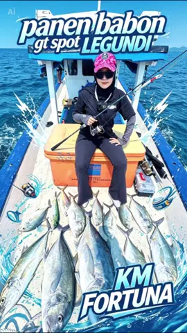 keseruan mancing trip legundi  bareng rencang  @sensei_hub @xixan @Rio Along @camera fishing  set tackel @Daido Fishing Team  boat : KM Fortuna @ali abew   #mancing #mancingmania #fishing #daidofishing #fyp 