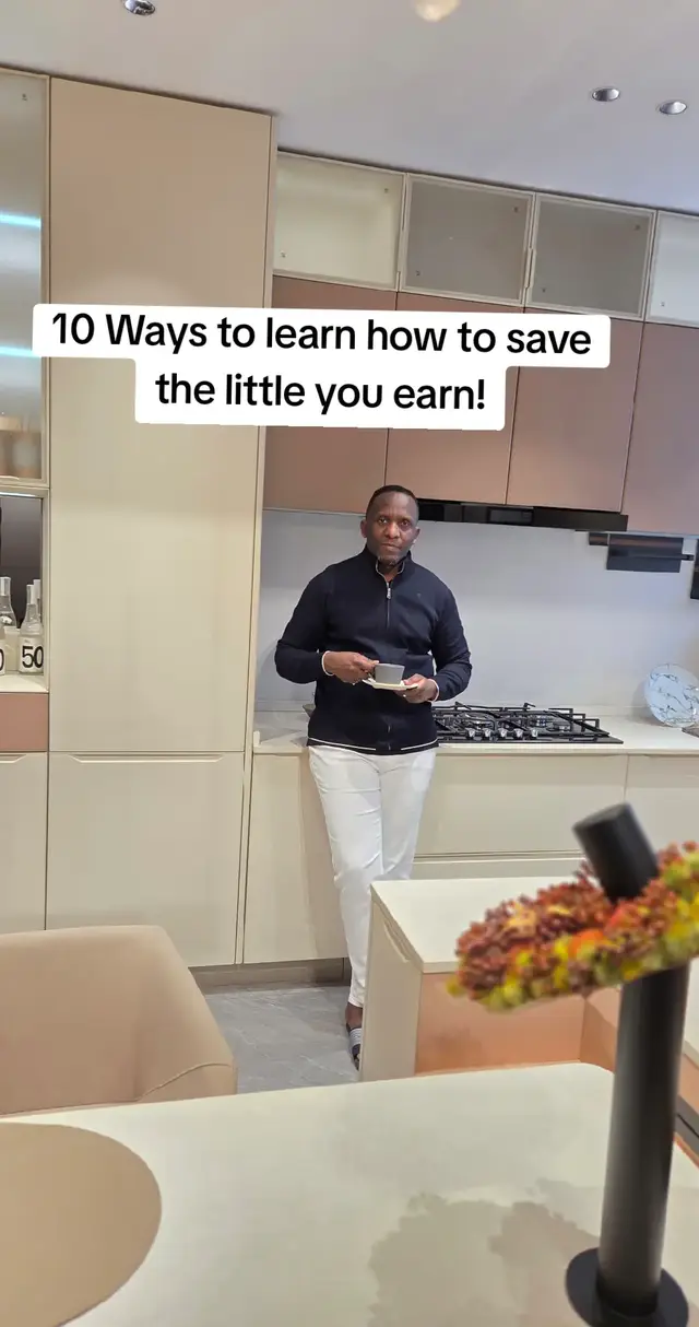 1. 📊 Create a Budget Give every shilling a purpose before you spend it. Track your income and expenses monthly. 2. 💵 Pay Yourself First Save at least 10% of every income before spending on anything else. 3. 🏦 Separate Savings from Spending Keep your savings in a different account or savings platform to reduce temptation. 4. ☕ Reduce Small Daily Expenses Small purchases such as snacks, soft drinks, and impulse buys add up over time. 5. 📝 Differentiate Needs from Wants Buy what you need first and delay non-essential purchases. 6. 🛒 Plan Before You Shop Make a list and stick to it to avoid impulse spending. 7. 📱 Limit Lifestyle Inflation As your income grows, avoid increasing your spending at the same rate. 8. 🚫 Avoid Unnecessary Debt Borrow only when it creates value or generates income. 9. 🎯 Set Clear Savings Goals Save for specific objectives such as land, a business, education, emergencies, or investments. 10. 📈 Turn Savings Into Investments Don't just save; invest wisely so your money can grow over time. 🌱 Wealth Principle 