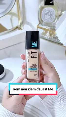 Kem nền kiềm dầu Fit Me #kemnen #fitme #goclamdep #skincare #lamdep 