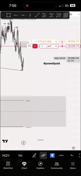 #nq #powell #daytrader #trader #fyp 10am..