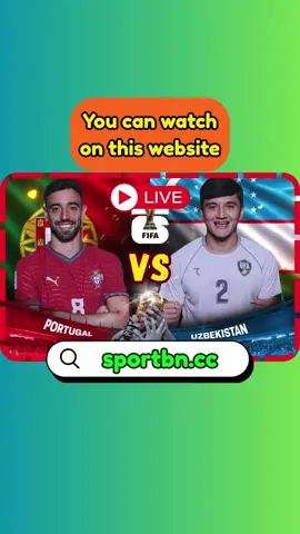 Watch Portugal vs Uzbekistan Live Streaming football soccer ⚽️ 🔴 #portugal #portugalfootball #uzbekistan #uzbekistanfootball #worldcup