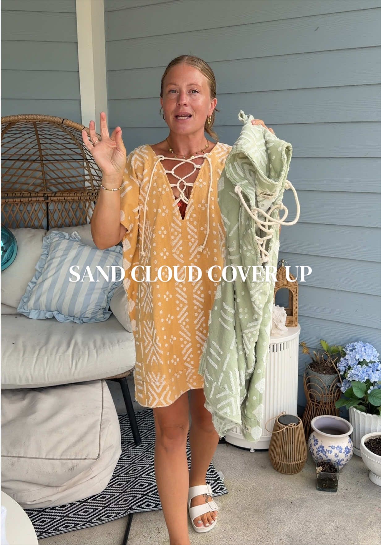 Sand cloud cover up sale! #beachygirl #sandcloud #sandcloudcoverup 