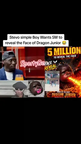 Stevo simple Boy Wants 5million to reveal the Face of Dragon Junior 😂;baby face reveal 😂#stevosimpleboy #dragonjunior #facereveal #kenyatrending #foryoupage❤️❤️ 