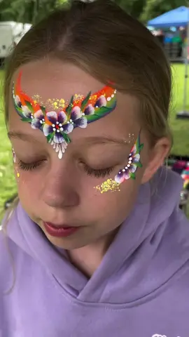 Come along on the job and paint our very first customer of the day.  I’m really loving this new face candy paint one stroke.  #facepainting #onestroke #onthejob #tutorialmakeup #rainbowcake 