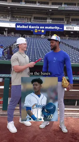 Shoutout to Maikel Garcia for sharing this💯🦾 The mental game is half the grind in professional baseball and to make it to the highest level you gotta keep your emotions in check🤬 Baseball is such a frustrating game and it’s easy to get pissed off and not hustle😅 It was so dope to meet Maikel for the first time, especially after watching his legendary World Baseball Classic run where he won MVP of the tournament and led Venezuela to their first ever championship🇻🇪 We can’t wait to watch him ball out with the Royals for the next 5 years👀⚾️ #MLB #mlbtheshow #baseball #mlbvenezuela #maturity 