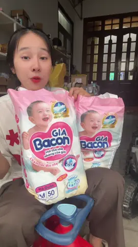 Tã Quần Full Size M-4XL GIABACON siêu mẫu thấm hút tốt chống tràn hiệu quả không thấm ngược thoáng khí ôm sát size 6-25kg #quyenquyen_me3dua #xuhuong #taquanchobe #taquangiabacon 