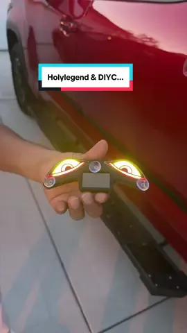 DIYCOM Dynamic LED Car Rear Window Display - Vampire Devil Eye Emoji Panel, Scrolling Message Screen, USB-Powered Night Driving#@Holylegend & DIYC...#foryoupageofficiall #foryoupage 