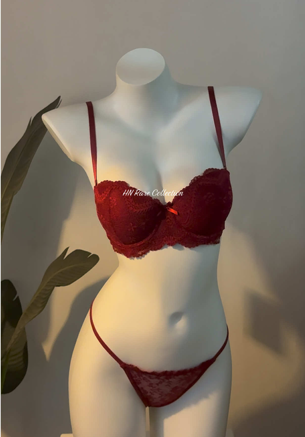 Push-Up Lace Bra လေးနဲ့ အထာကျကျဝတ်ချင်သူလေးတွေအတွက် Burgundy Color အလှလေးနဲ့ Lace Trim Push-Up Bra & Panty Set လေး မှာယူလို့ရပါပြီရှင့်♥️ #fyp #hnrarecollection #myanmartiktok🇲🇲🇲🇲 