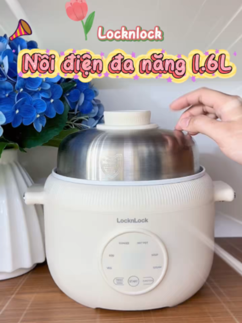 Nhỏ mà có võ! Nồi điện đa năng chân ái cho team ở trọ và chung cư mini. 💥#joymall #joymallocknlock #joymalllocklockchinhhang #locknlock #hangchinhhang #mienphivanchuyen #chotdontiktok #tiktokmademebuyit #tiktokshopvn #tiktokhome #tikoktech #salecuoithang #giadungthongminh