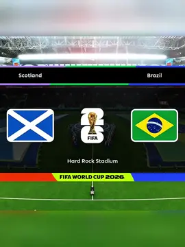 Scotland 🏴󠁧󠁢󠁳󠁣󠁴󠁿 vs Brazil 🇧🇷 Today | 0-2 | Full Match Highlights | FIFA Worldcup 2026 | #tiktokgrowthchallenge #footballtiktok #fifaworldcup #Foryoupage #Foryou 