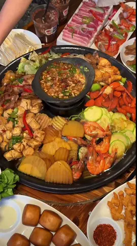 Lẩu nướng áp chảo Quý Châu 🤤🥰#cungnhaudian #monngon #amthuc #Foodie #yummy 