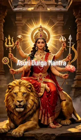 A powerful Durga mantra from the Asuri tradition.   Traditionally used in protective and obstacle-removing practice.   Save this mantra for your daily recitation.    #AsuriDurga #DurgaMantra #Mantra #BhajanMantraSangraha #SanskritMantra