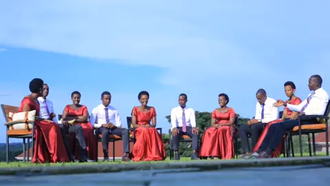 NYINE MUNYWANI WANGYE(hymn 244) by Divine Choir  Sunset Session  #tiktokmusic #foryoupage #fyp #foryourfriends 