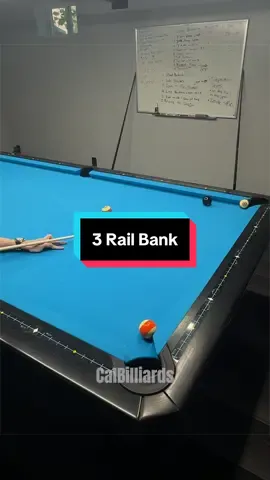 3 Rail Bank😱🎱✅#billiards #8ballpool #8ball #pool #billiard 