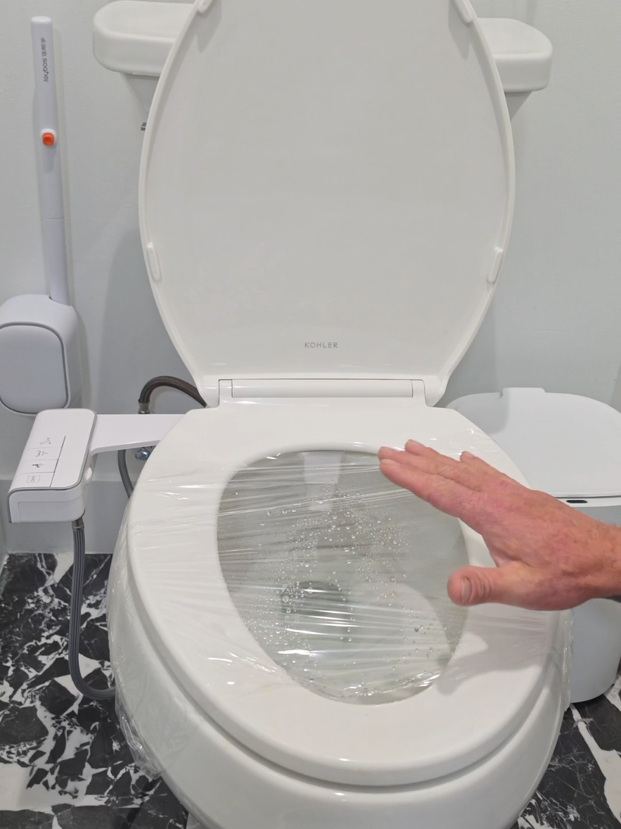 Bidet que se agrega a la tapa del toilet muy fácil  de instalar y ajustable #bidet #toilet #baño #higiene #taza 