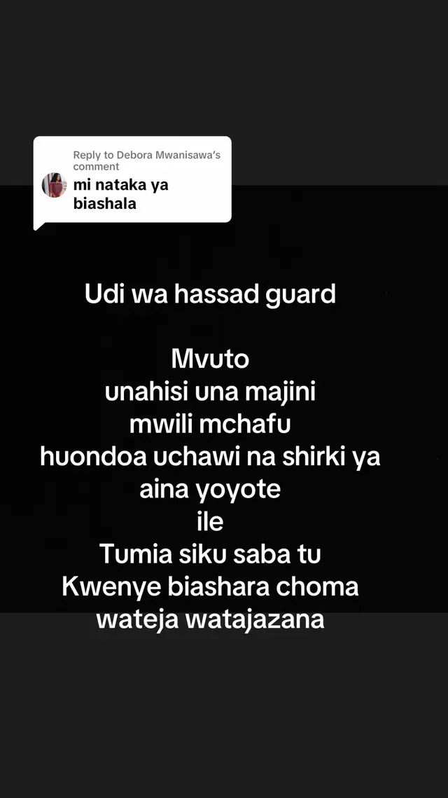 Replying to @Debora Mwanisawa 