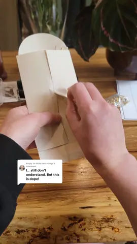 Replying to @little.bee.stings hopefully this helps 😊 the wheel and the card are attached to a stable strip of paper and the card wrapped around keeps the mechanism in place 