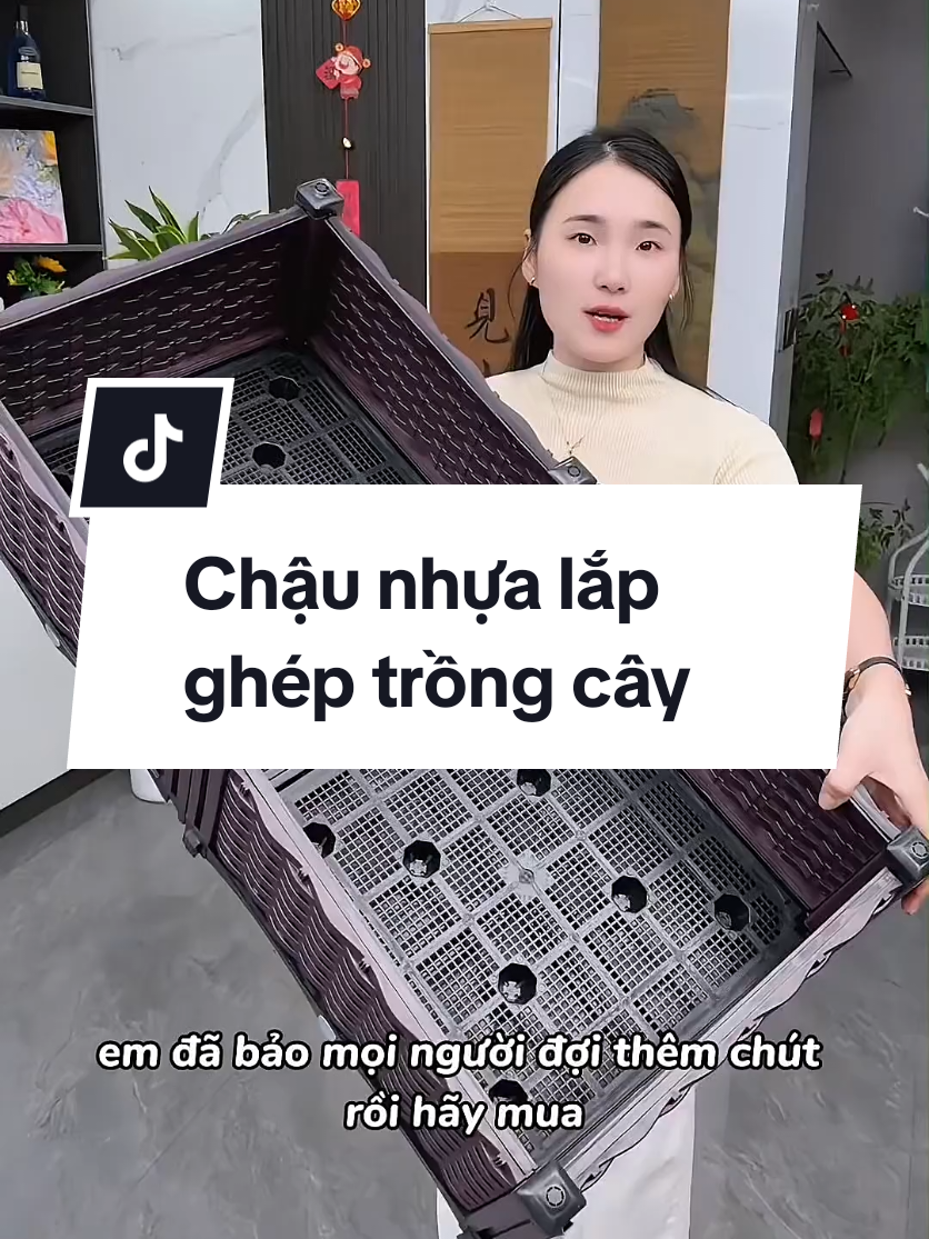 Chậu nhựa lắp ghép trồng cây #chaunhualapgheptrongcay #chautrongcay 
