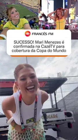 Mari Menezes foi anunciada como nova integrante da equipe da CazéTV durante a cobertura da Copa do Mundo. A influenciadora ficará responsável por realizar entrevistas ao vivo com jogadores e torcedores ao longo da competição. Ela também participará das transmissões diretamente dos eventos, trazendo bastidores, interações em tempo real e conteúdos exclusivos da cobertura. A novidade já vem movimentando as redes sociais e aumentando a expectativa dos fãs para suas aparições durante o torneio.