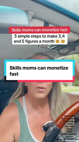 Skills moms can monetize fast! Three simple steps all from your phone     #m#makemoneyfromhomes#sidehustlee#earnonlinec#creatorinsightss#sidehustlesforbeginners