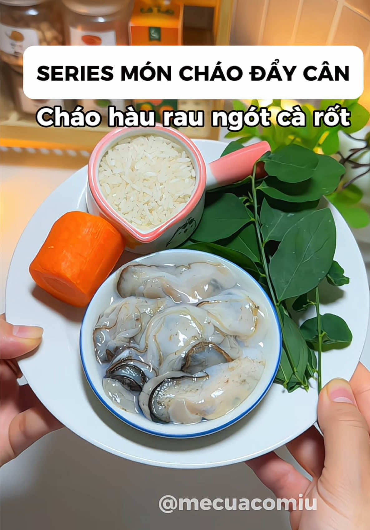 Cháo Hàu bổ sung nguồn Sắt, Kẽm dồi dào cho bé ăn dặm đó ạ #andam #andamcungbe #andamtruyenthong #thucdonandam #mecuacomiu 