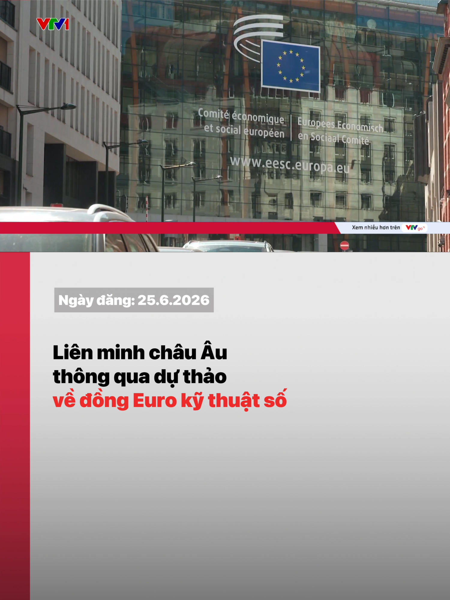 Ủy ban Kinh tế và Tiền tệ của Nghị viện châu Âu vừa thông qua dự thảo quy định về đồng Euro kỹ thuật số. Đồng tiền này được kỳ vọng sẽ hiện đại hóa hệ thống thanh toán, giảm phụ thuộc vào các mạng thanh toán quốc tế và tăng cường chủ quyền tài chính của châu Âu.#vtv24 #tiktoknews #banthoisu #VTV