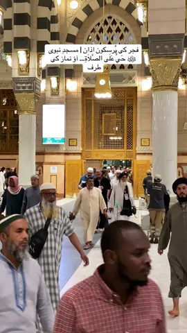 مسجدِ نبوی ﷺ کی پُرسکون فضاؤں میں گونجتی “حَيَّ عَلَى الصَّلَاةِ” کی صدا دلوں کو سکون، روحوں کو تازگی اور آنکھوں کو ٹھنڈک عطا کرتی ہے۔ یہ وہ مبارک دعوت ہے جو بندۂ مؤمن کو اپنے رب کے حضور جھکنے اور دنیا و آخرت کی کامیابی حاصل کرنے کی طرف بلاتی ہے۔ اللّٰہم ارزقنا زیارۃ المسجد النبوی ﷺ مراراً وتکراراً، ووفقنا للمحافظة على الصلاة، واجعل قلوبنا معلقةً ببيوتك. 🤲 مدینہ… سکون کا دوسرا نام، اور مسجدِ نبوی ﷺ دلوں کا قرار۔ 🤍🌿🕌#MasjidNabawi #Madinah #Peace #plzunfrezemyaccount #1millionviews 
