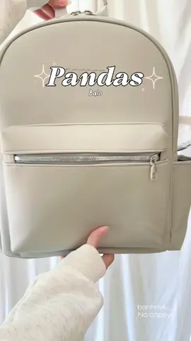 Balo Pandas đứng form, basic dễ phối✨🎒@PANDAS BAG #balo #pandas #basic #backtoschool #banhriviu_ 