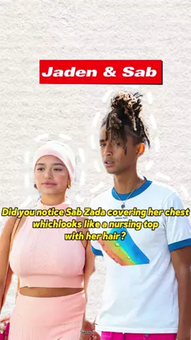 Did you spot Sab Zada, Jaden Smith’s girlfriend, covering her chest under her nursing-style top with her hair the second she stepped out of the car Hardly anyone knows she’s three months pregnant.#us #usa #tiktok #goryoupage #foryoupage #jadensmith #sabzada 