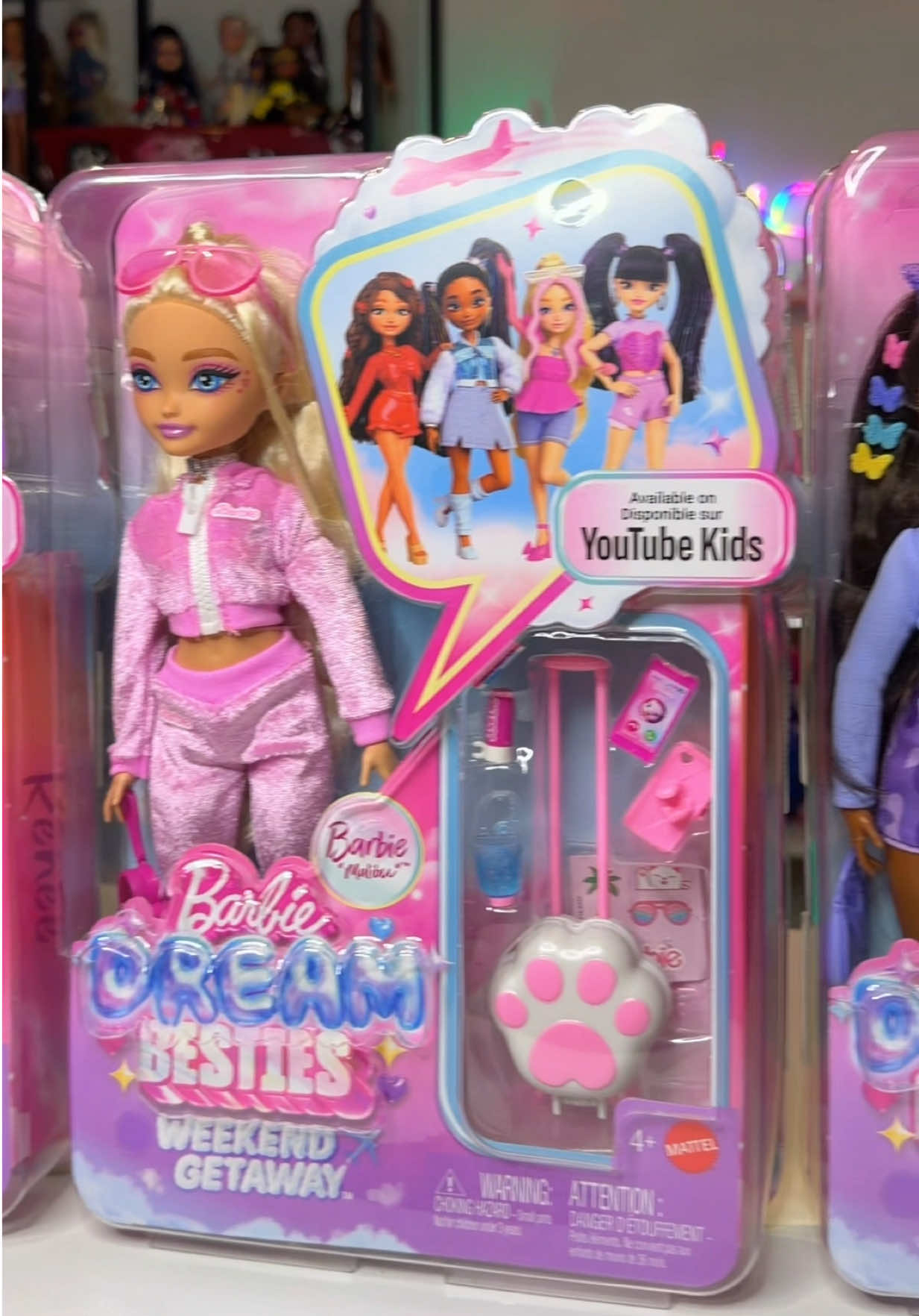 Barbie Dream Besties Weekend Getaway dolls! 🩷☁️ Stay tuned for our unboxing and review! 💚🩷 #dolls #barbie #barbiedreambesties #barbiedreambestiesweekendgetaway #drippedinplastic@barbie @mattel 