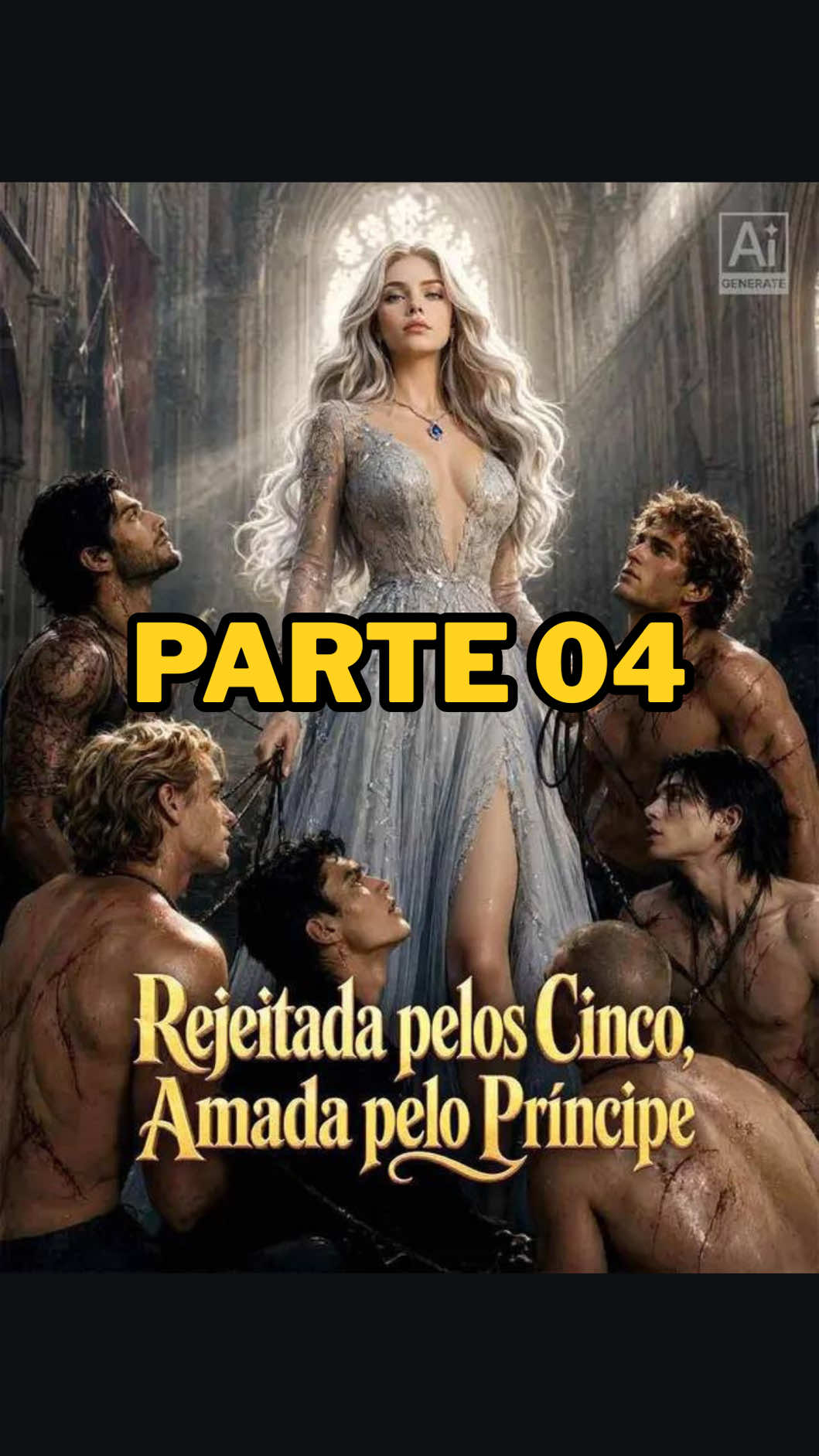 Rejeitada pelos Cinco, amada pelo Principe - PARTE 04 #rejeitadapeloscincoamadapeloprícipe #seriestiktok #viral #alta 