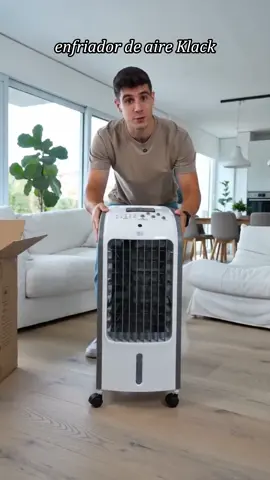 Enfriador de aire portátil con ruedas, climatizador evaporativo silencioso para casa y oficina en verano! ❄️#summerSale#EnfriadorDeAire #ClimatizadorEvaporativo #VentiladorRefrescante #VeranoFresco