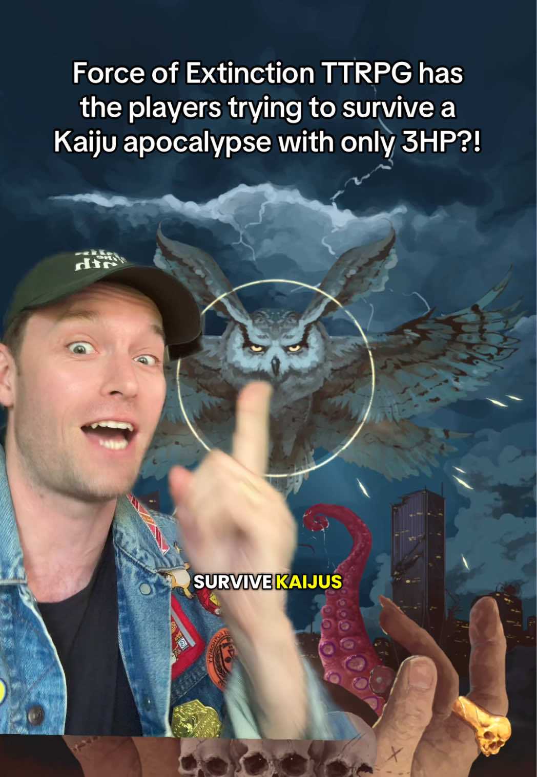 Force of Extinction is a survival ttrpg where you only have 3HP?! 😱 #dnd #dnd5e #dimension20 #ttrpg #dungeonsanddragons  