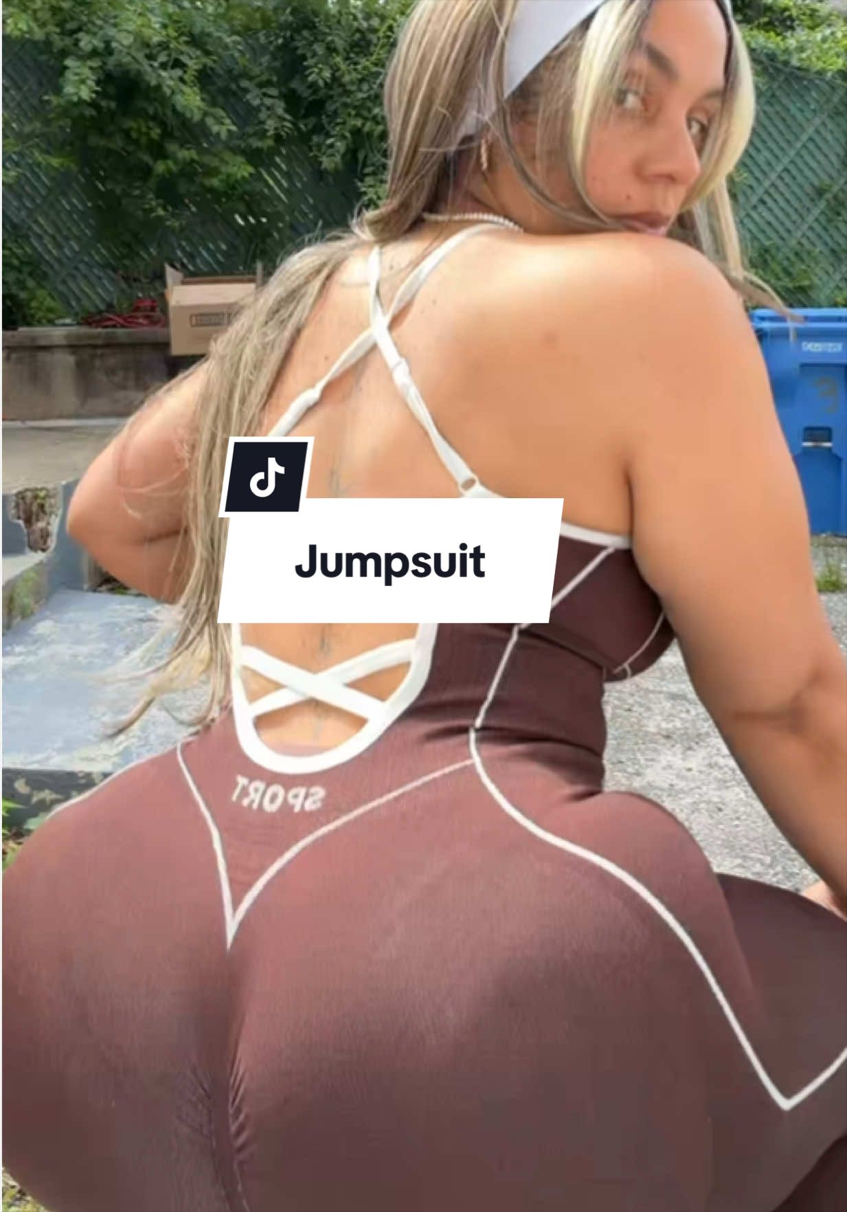 Jumpsuit deportivo no transparenta #dealsforyoudays #jumpsuit #summerwins #SuperBrandDay #activewear 
