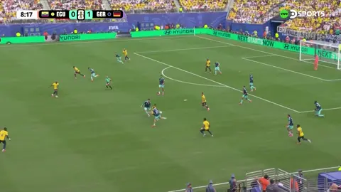 🇪🇨🔥...lo empata Ecuador con gol de Nilson Angulo contra Alemania...#caracoltv #ecuador #espn #dsports 