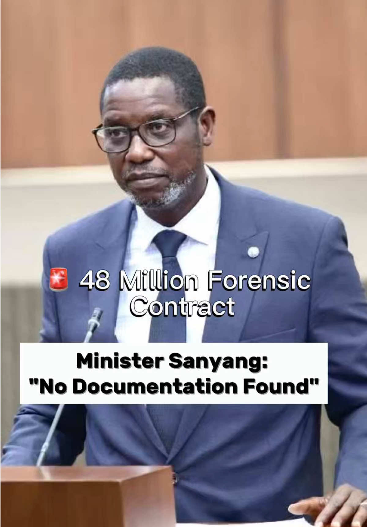 Imagine hearing about a D48 million project… then being told years later that nobody can find the records. What do you make of that?