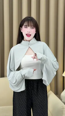 Áo choàng chống nắng thiết kế #aochoang #xuhuongtiktok #thoitrangnu #tinhxinhclothing 