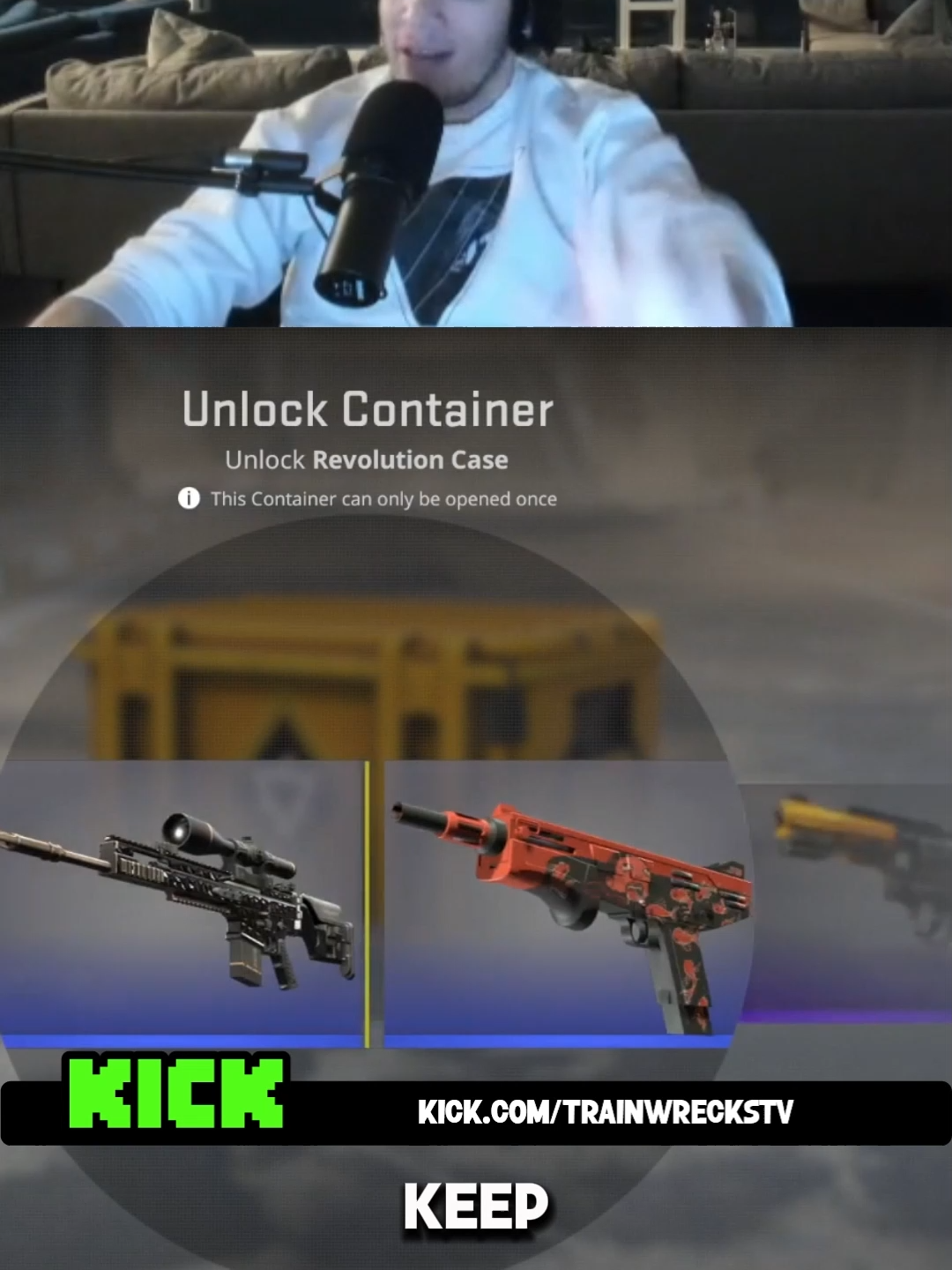 YOU CAN KEEP THE M4 | #trainwreckstv #trainwreckstvclips #csgo #csgounboxing #cs2 #cs2unboxing #counterstrike
