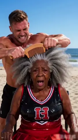 Frizzy vs Silk… this is CRAZY transformation 😱🌊 #HairMask #BeachBattle #HairTransformation #Viral