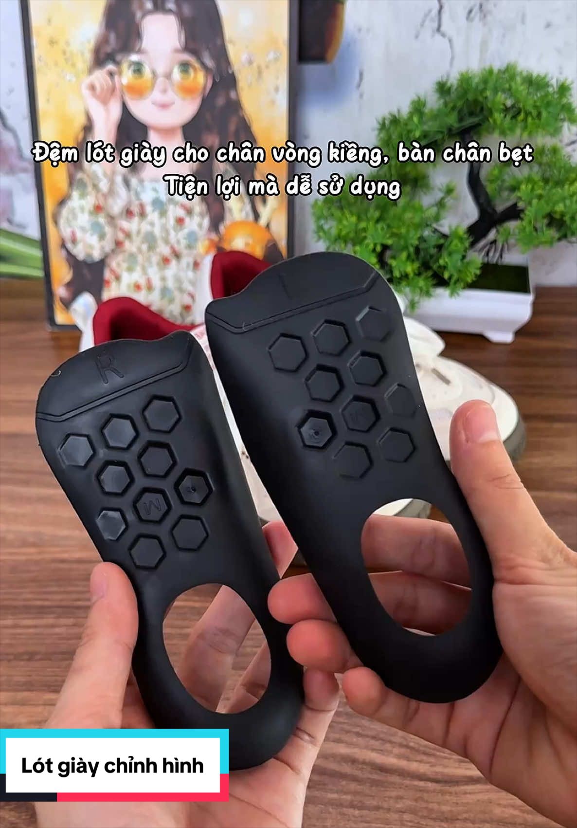 Đệm lót bàn chân giúp chỉnh hình cho chân vòng kiềng, chân chữ x, bàn chân bẹt, có đủ size lớn bé #lotgiaychinhhinh #chanvongkieng #chanchux #banchanbet #thanhcucvuive 